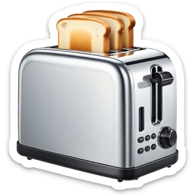 Pixelated Toaster sticker