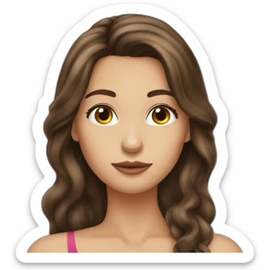 my-beautiful-brunette,-hazel-eyes,-with-beautiful-hair, -sign-says-no sticker