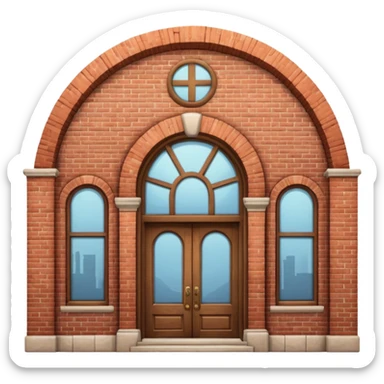 sugar library building sticker