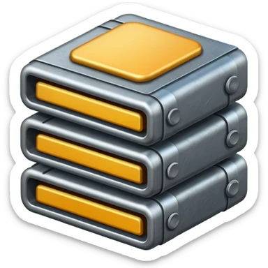 Layered steel sticker