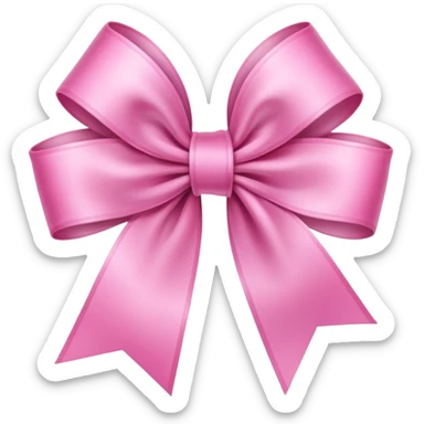 🎀 in blur colour sticker