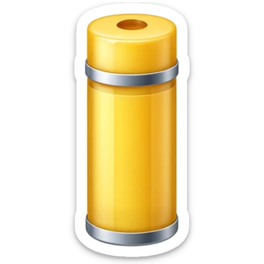 A wax cartridge sticker