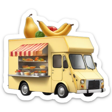 A 70s citroen food truck sticker