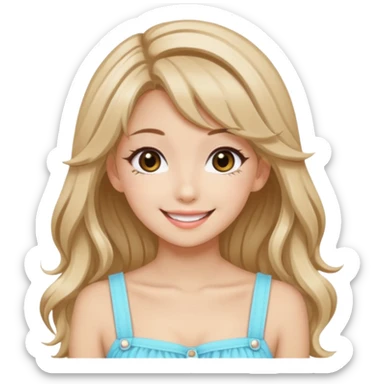 Aesthetic Gyaru Summer Girl sticker