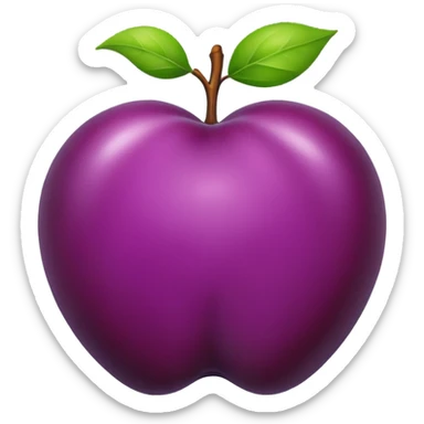 plum sticker