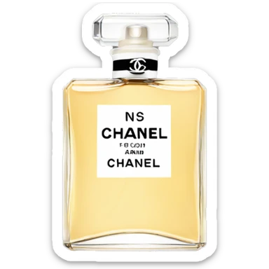 chanel perfume sticker