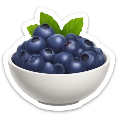 Blueberry açai bowl sticker