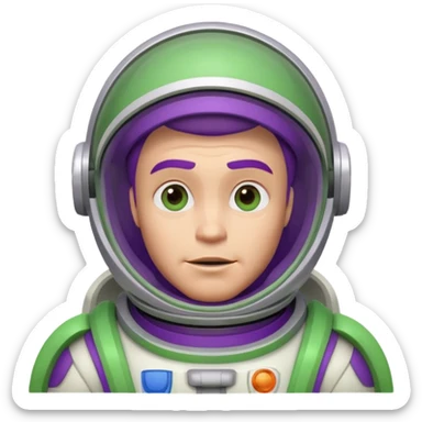 Buzz Lightyear from the movie Disney Pixar's Toy Story  sticker