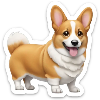 Corgi sticker