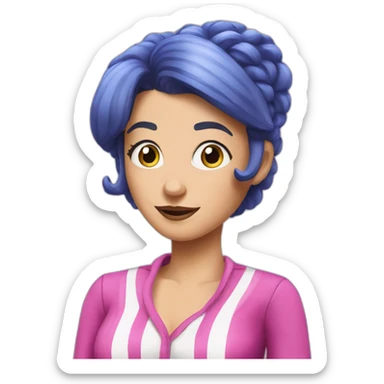 Lazytown stephanie sticker