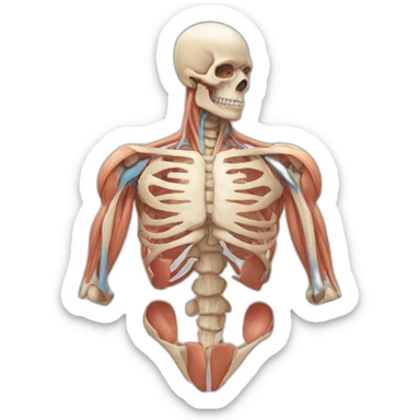 Anatomy shoulder sticker