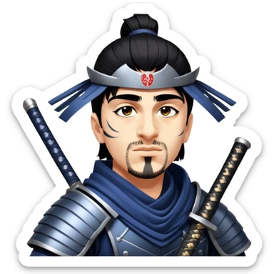 Warrior Samurai sticker