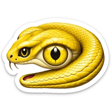 eye of a snake sticker