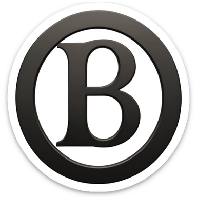 Emoji, avant-garde gothic emblem made of matte black metal, number 8 integrated into the word “FORTUNA”, luxury fashion symbol aesthetic, clean sculptural form, no glow, no neon, flat emoji style, centered, transparent backgroun sticker