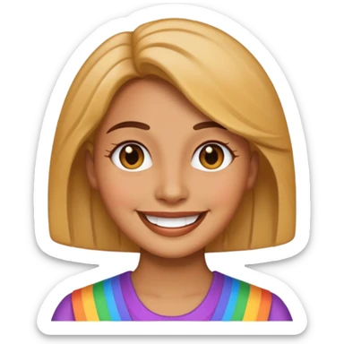 lgbtq+ lady emoji sticker