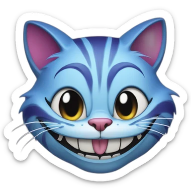 Cartoon Cheshire Cat  sticker