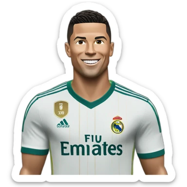 Ronaldo qui fait sa célébration sticker