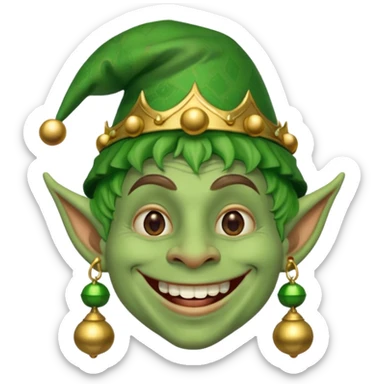 master troll jester sticker