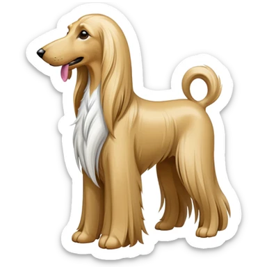 Afghan Hound sticker