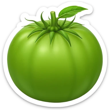 green tomato sticker