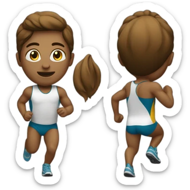 Starting a sprint run sticker