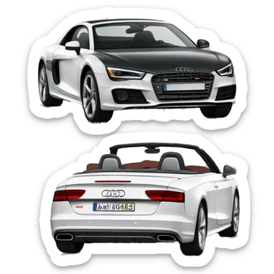 Audi car sticker