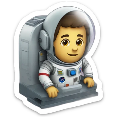 estacion espacial intenacional sticker