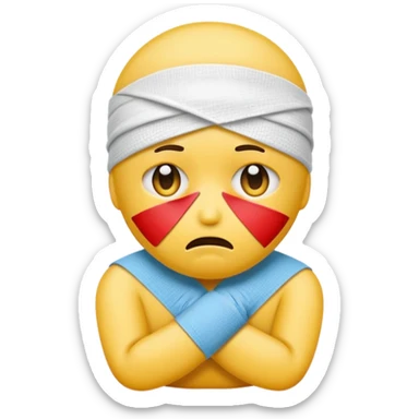 injured emoji sticker