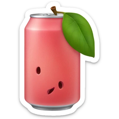 Guava fruit with a redbull  sticker