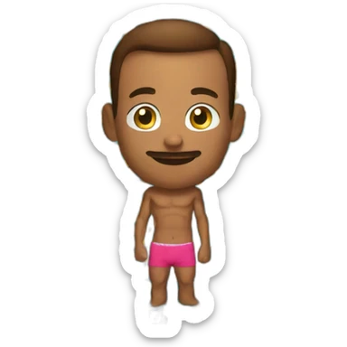 bikini guy sticker