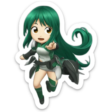 Tsuyu Asui from MHA sticker