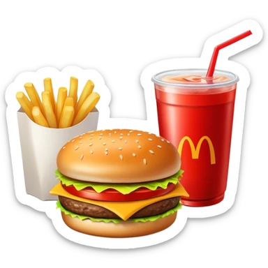 McDonald’s meal  sticker