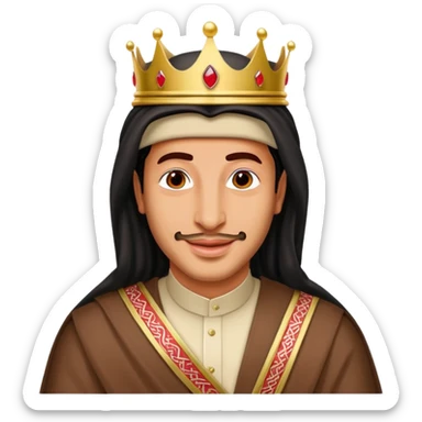 Mohamed bin salman, saudi crown with red "shimaq" sticker