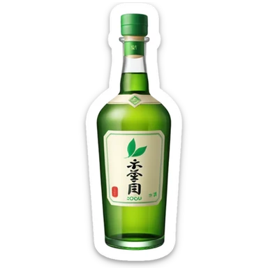 korea soju sticker