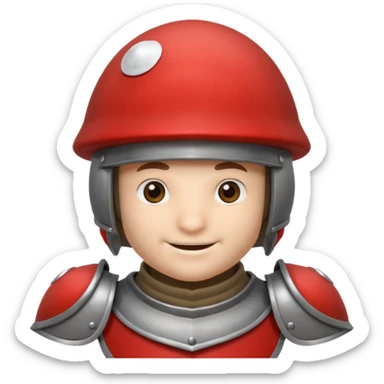 mushroom knight portrait, head and shoulders only, mushroom cap helmet, tiny armor collar, heroic smile, fantasy vibe, 3D cartoon, mobile game icon style, clean background, no text, no watermark
 
 sticker