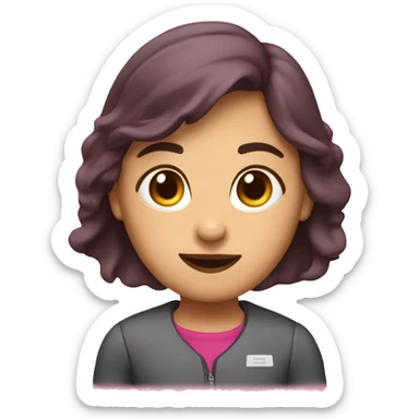 compresa femenina de ciclo menstrual sticker