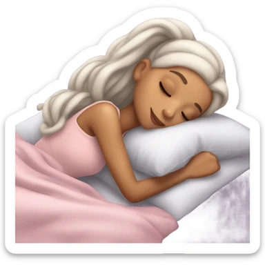 Ariana Grande sleeping sticker