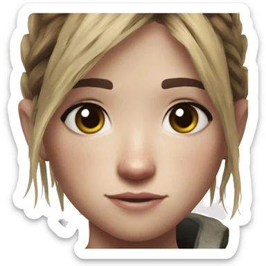 Ellie the last of us Little bit dezoom sticker