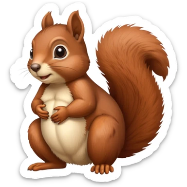 ardilla embarazada sticker