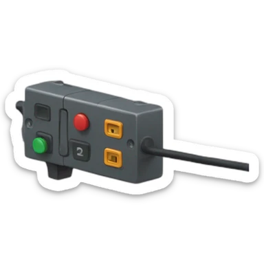 trolleybus cable switch sticker