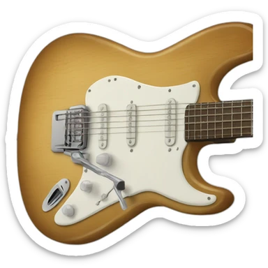 Guitare électrique sticker