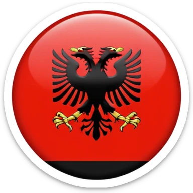 Make an albanian flag and put UÇK  on it with a circle  sticker