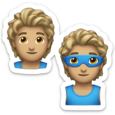 Chequsito azul 🔵 sticker