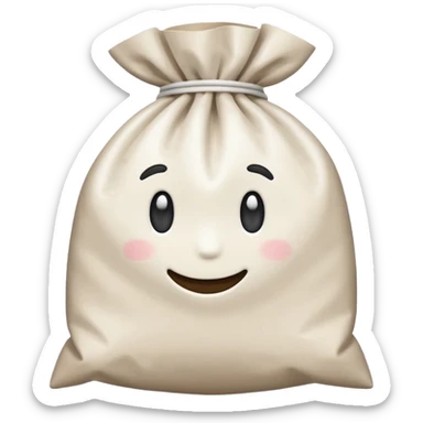 bag of flour sticker