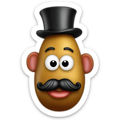Mr potato head sticker