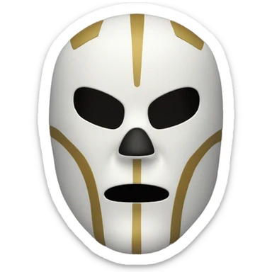 Luchador mask sticker
