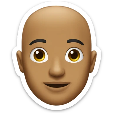 Bald head Man with Alpha phi alpha fraternity inc  sticker
