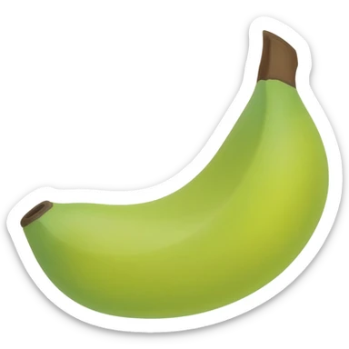Plátano verde sticker