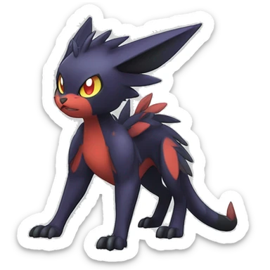 Noivern-Litten-Zorua-Nargacuga-Fakemon-hybrid full body sticker