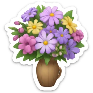 beautiful bouquet of flowers sticker